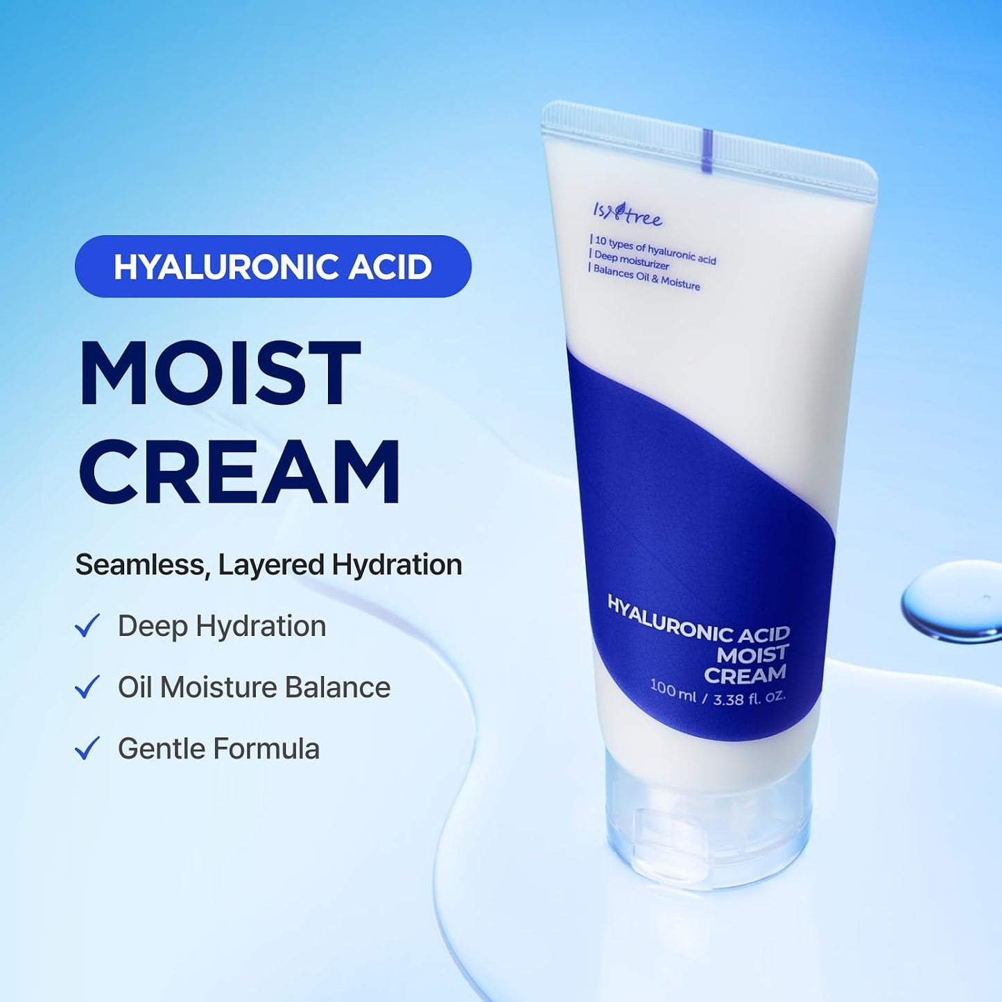 ISNTREE Hyaluronic Acid Moist Cream - 100 ml
