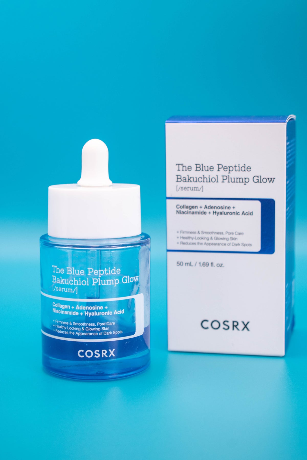 COSRX Suero Antiedad The Blue Peptide Bakuchiol Plump Glow 50 ml