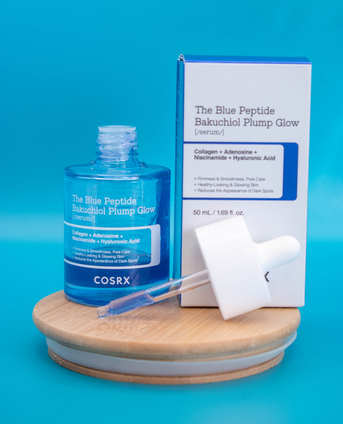 COSRX Suero Antiedad The Blue Peptide Bakuchiol Plump Glow 50 ml