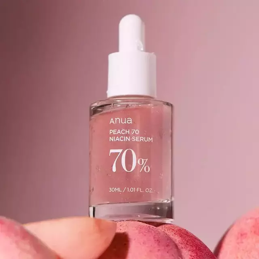 ANUA Peach 70% Niacin Serum Suero Iluminador y Suavizante con 5% Niacinamida 30 ml