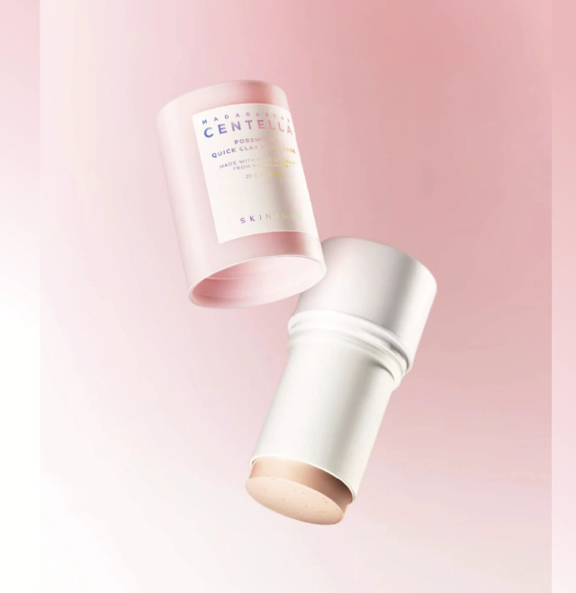 SKIN1004 Madagascar Centella Poremizing Quick Clay Stick Mask Mascarilla de Arcilla en Barra para Poros y Sebo 27 g