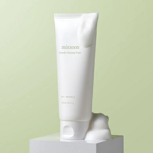 MIXSOON Espuma Limpiadora de Centella Asiática Bajo pH Calmante para Piel Sensible 150 ml