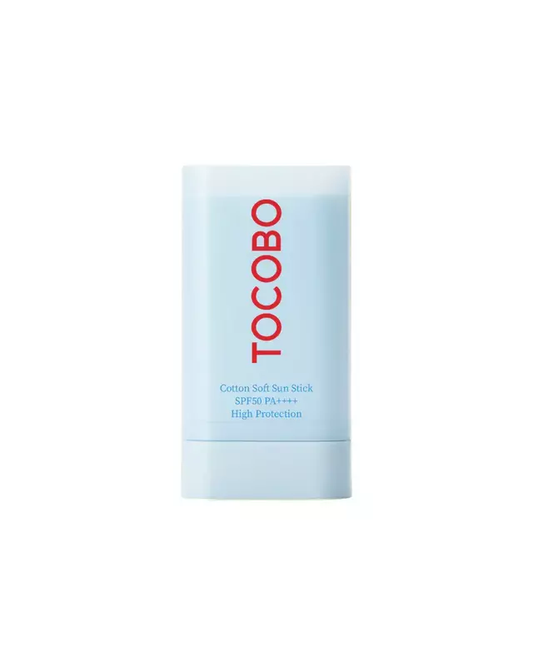 TOCOBO Protector Solar en Barra Cotton Soft SPF50+ PA++++ 19 g (Acabado Mate Sin Brillo)