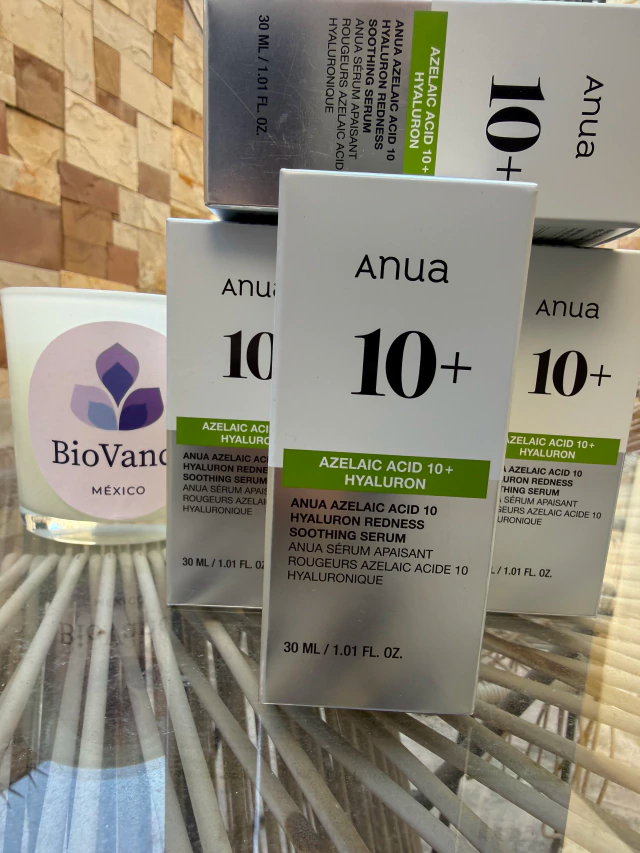 ANUA Azelaic Acid 10% + Hyaluron Serum Suero Calmante Anti-Rojeces 30 ml