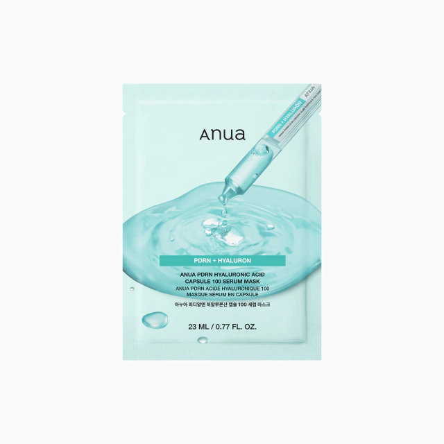 ANUA Mascarilla PDRN + Ácido Hialurónico Capsule 100 Antiedad Hidratante 23 ml