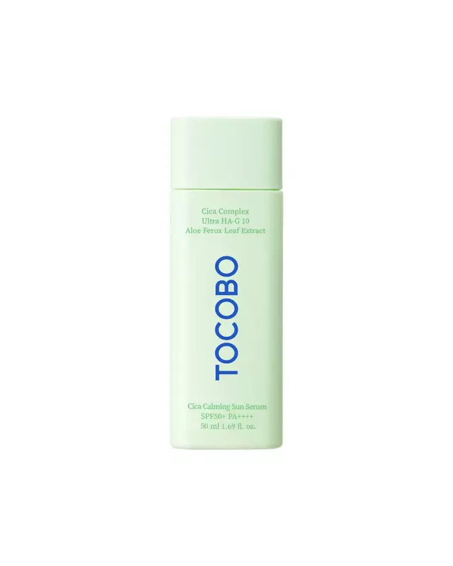 TOCOBO Cica Calming Sun Serum SPF50+ PA++++ Protector Solar Calmante e Hidratante 50 ml