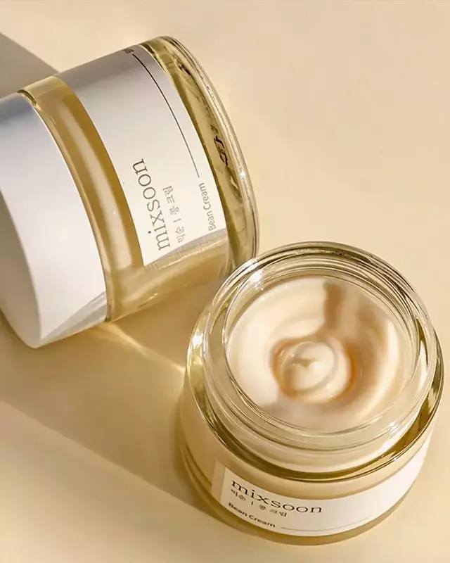 MIXSOON Bean Cream Crema Facial Hidratante con Fermento de Frijol y Granada 50 ml